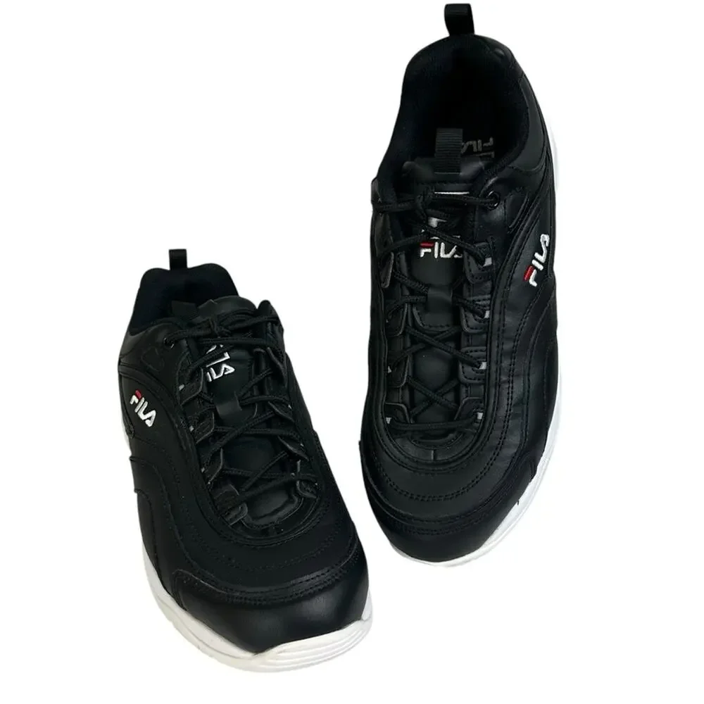 Fila Disarray Black Casual Sneakers Size 9 Womens 5CM00783-014